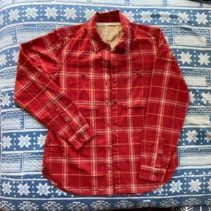 REI Lake Flannel Red Plaid Women’s